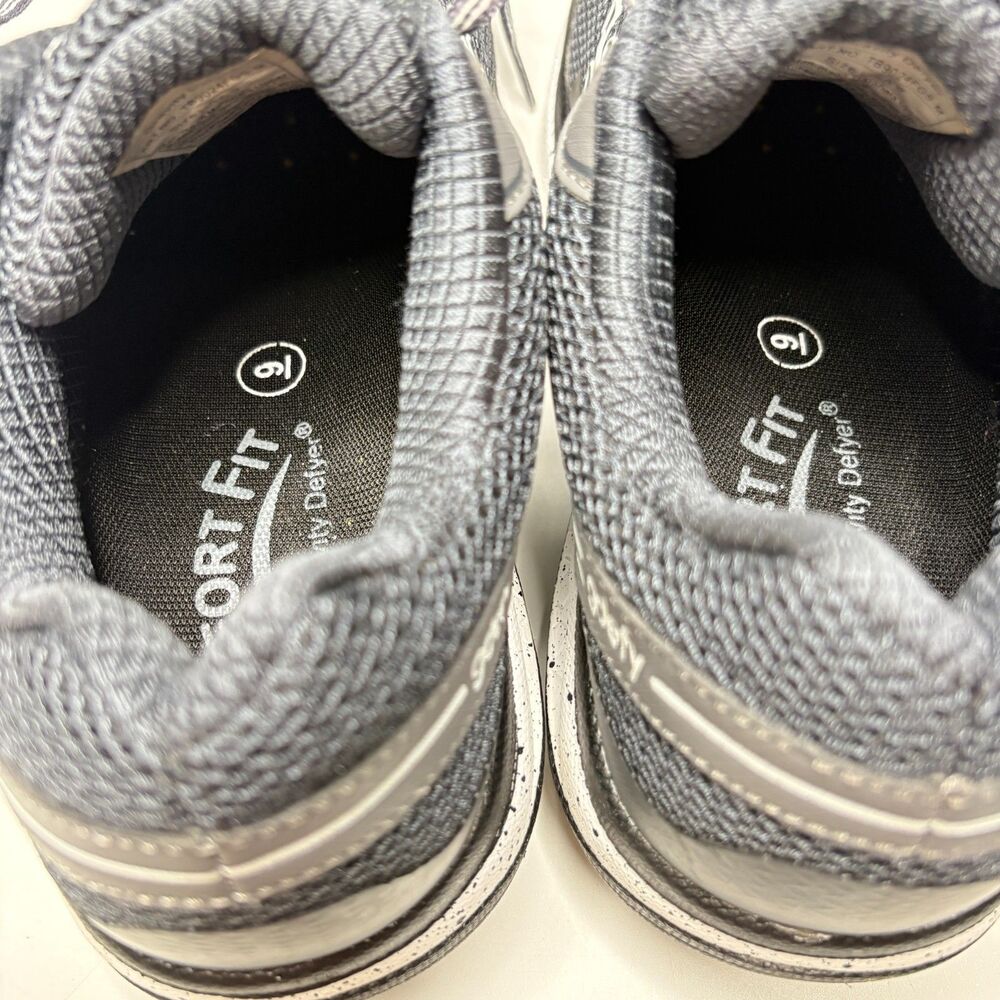 GDEFY Gravity Defyer Gray Black White Workout Walking Sneakers Womens Size 9 - Picture 9 of 9